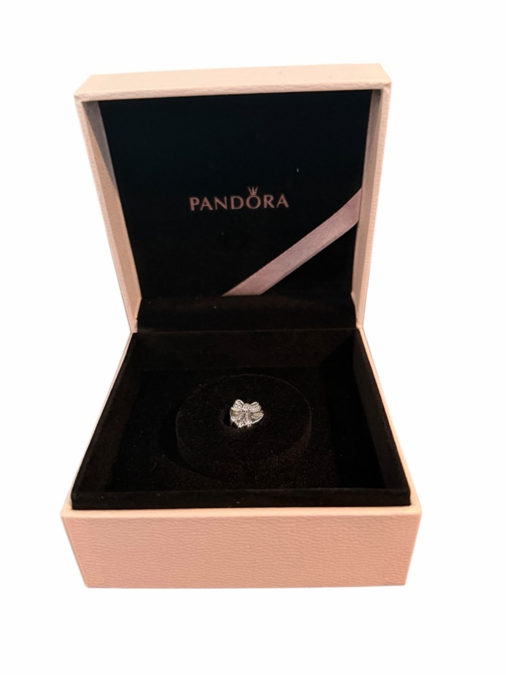 Pandora Heart Shaped Gift Box Charm Sterling Silver